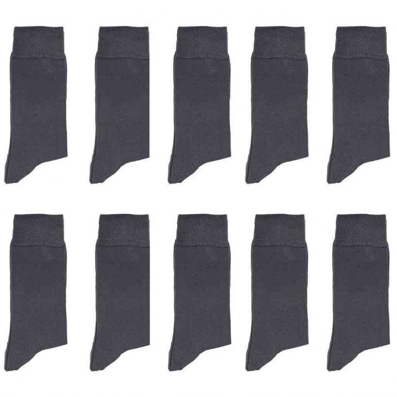 Lot de 10 paires de chaussettes Fil d'Ecosse sur lycra nu marque DUB
