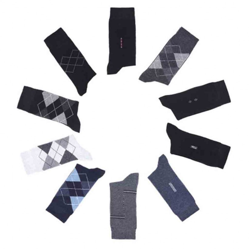 Lot de 10 paires de chaussettes fantaisie marque dub