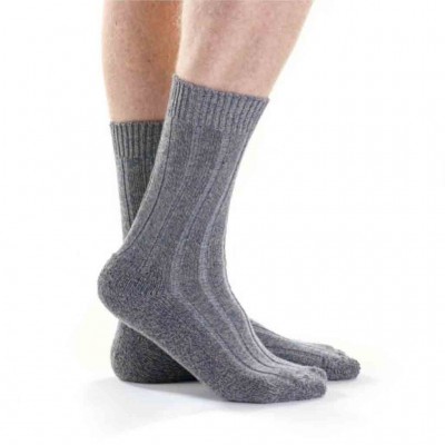 Chaussette homme moulinée marron grosse jauge marque DUB