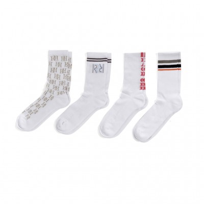 Lot de 4 paires de chaussettes sport Ruban Rouge