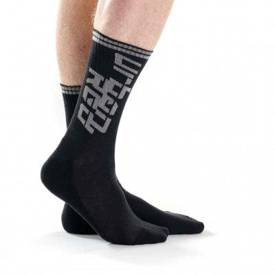 6 paires de chaussettes sport noires Marque Ruban Rouge