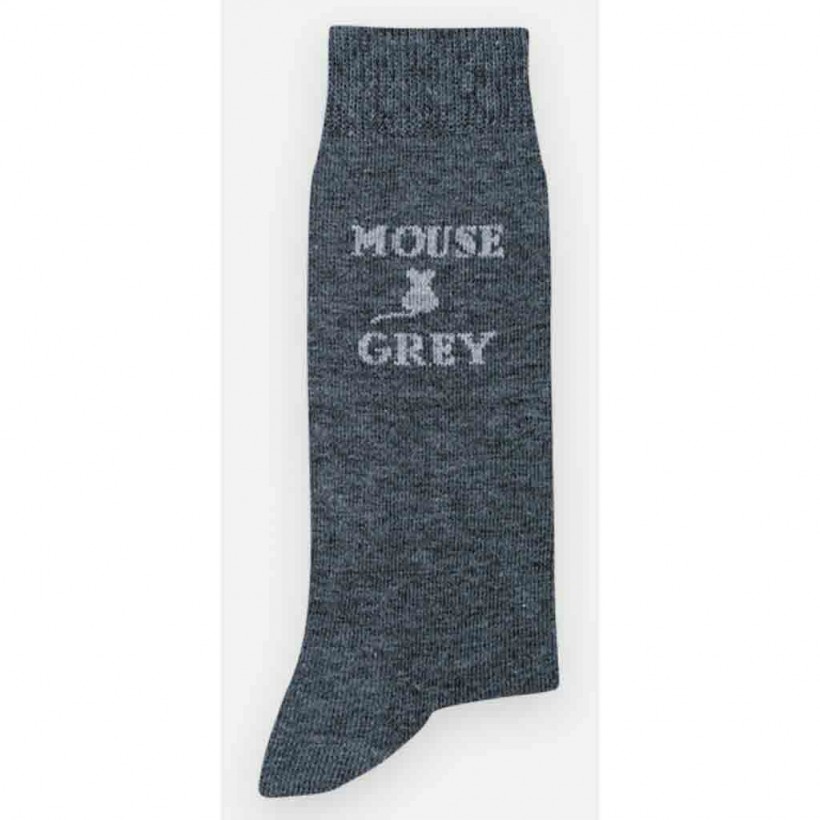 Chaussette Mouse Grey marque Pom de Pin Chaussette Mouse Grey marque Pom de Pin