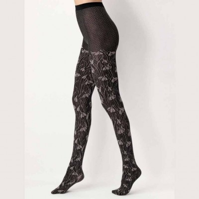 Collants I love First Class flowers marque Oroblu
