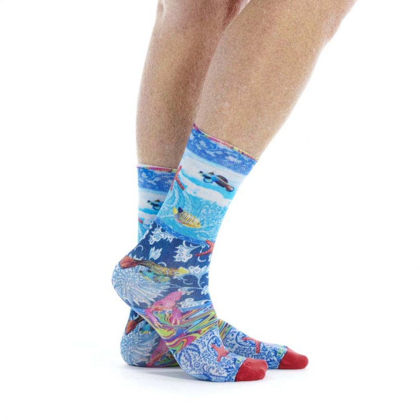 Chaussette bambou homme Aquarium marque Dub & Drino