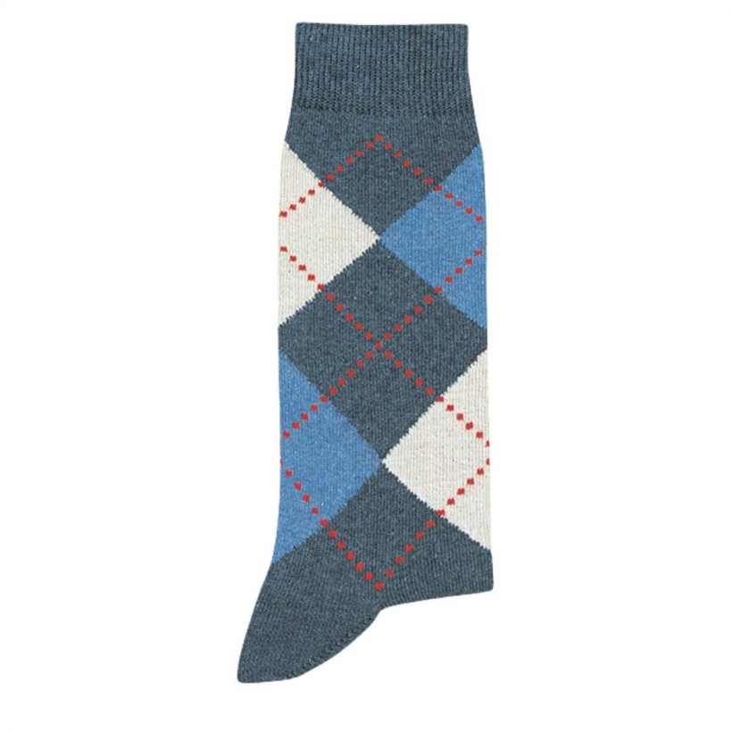 Chaussettes losanges homme clearance