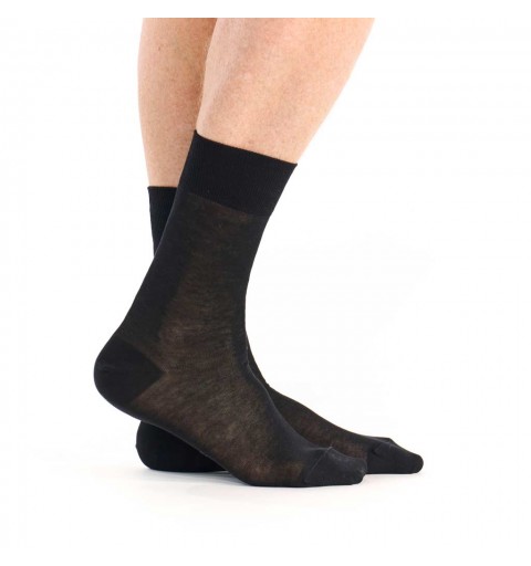 Chaussettes jersey 100% pur fil d'Ecosse Bonneterie de Roubaix