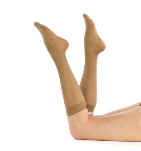 Lot de 2 paires de mi-bas mousse 40 deniers marque clio