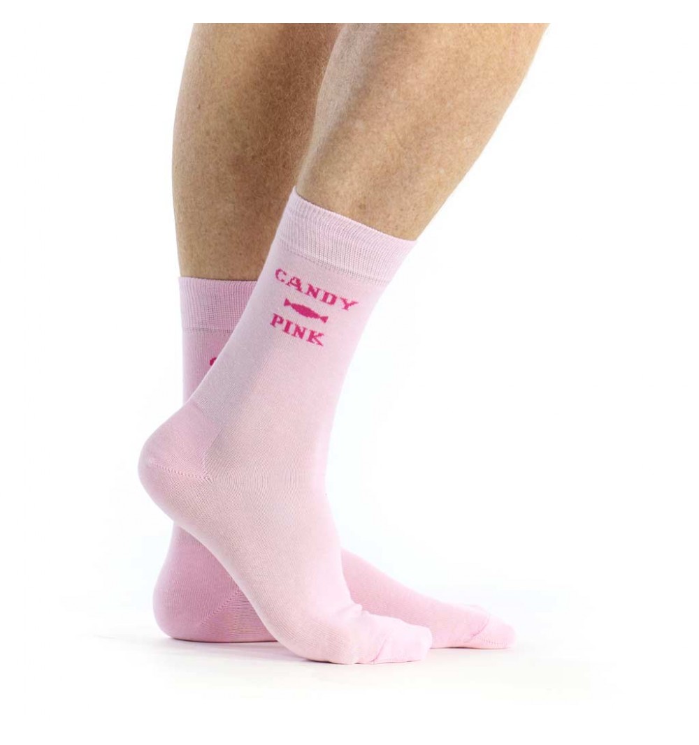 Chaussette femme Candy Pink marque Pom de Pin