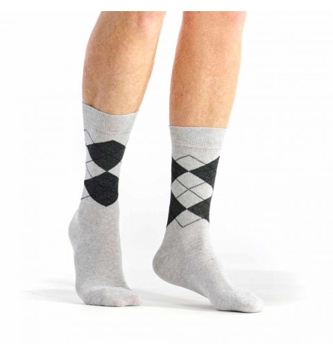 Chaussettes homme claires Intarsia marque Dub