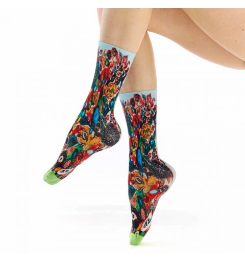 Chaussettes Arbre de vie marque Ruban Rouge