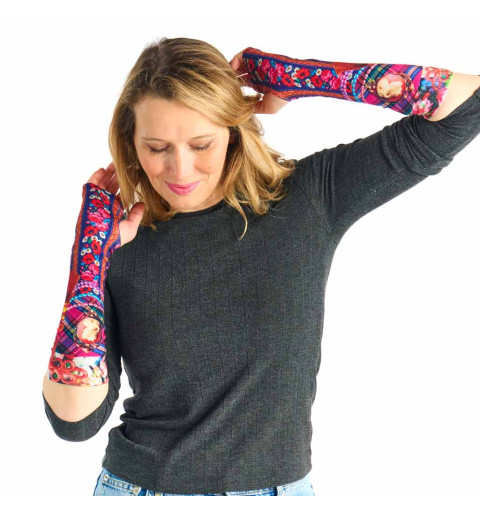 mitaine colorée femme hiver de Dub & Drino
