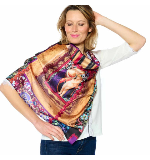 Foulard Madone marque Ruban Rouge