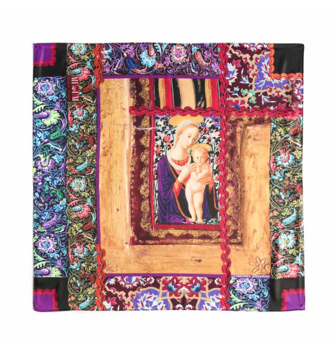 Foulard Madone marque Ruban Rouge Foulard Madone marque Ruban Rouge