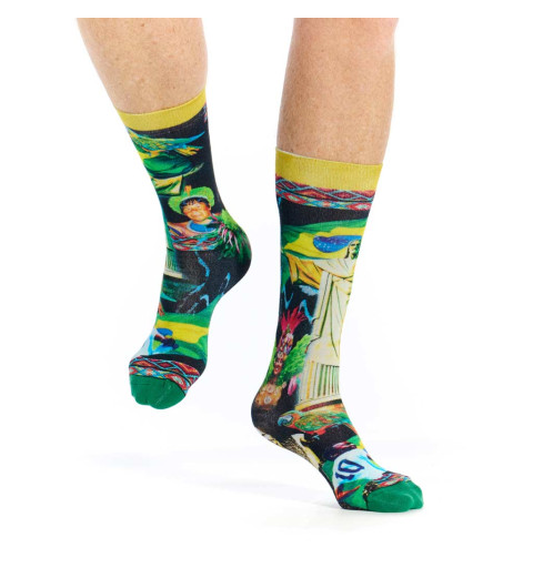 Chaussettes Brésil - Ruban...