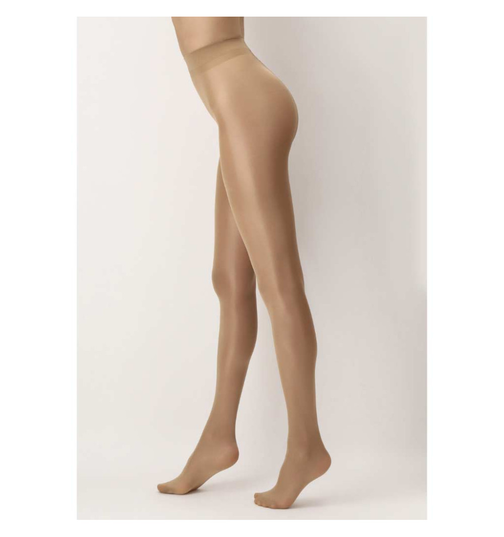 Collant Transparent Banane 15 Deniers - Taille Moyenne - Maille Unie - Occasion (voir état)