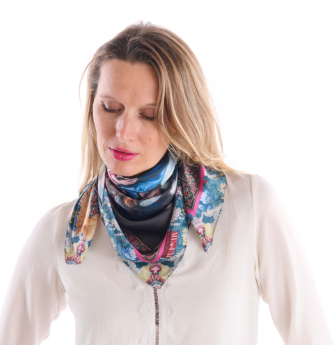 Foulard Vierge à l’enfant, collection Museum, avec une reproduction détaillée de l’œuvre de El Greco.
