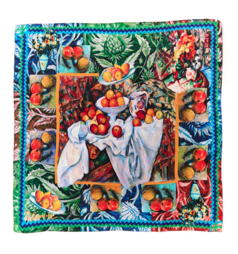 Foulard Nature Morte aux Pommes, collection Museum.