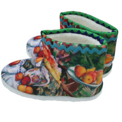 Chaussons nature morte