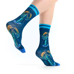 Chaussettes imprimées homards