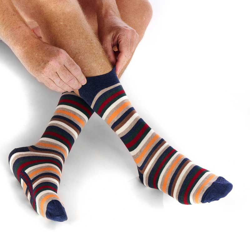 Chaussette lignes marque Pom de Pin Chaussette lignes marque Pom de Pin