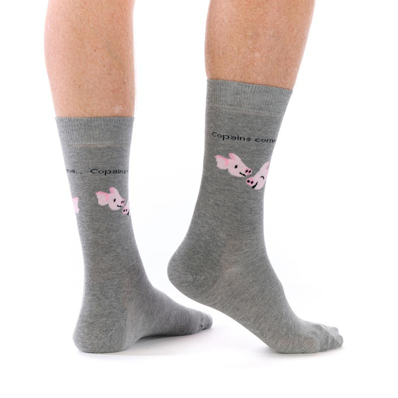 Chaussette copains comme cochon Chaussette copains comme cochon