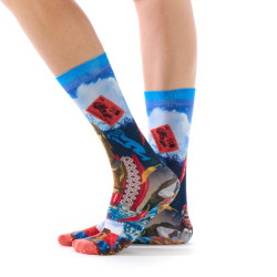 Chaussettes île de Pacques...