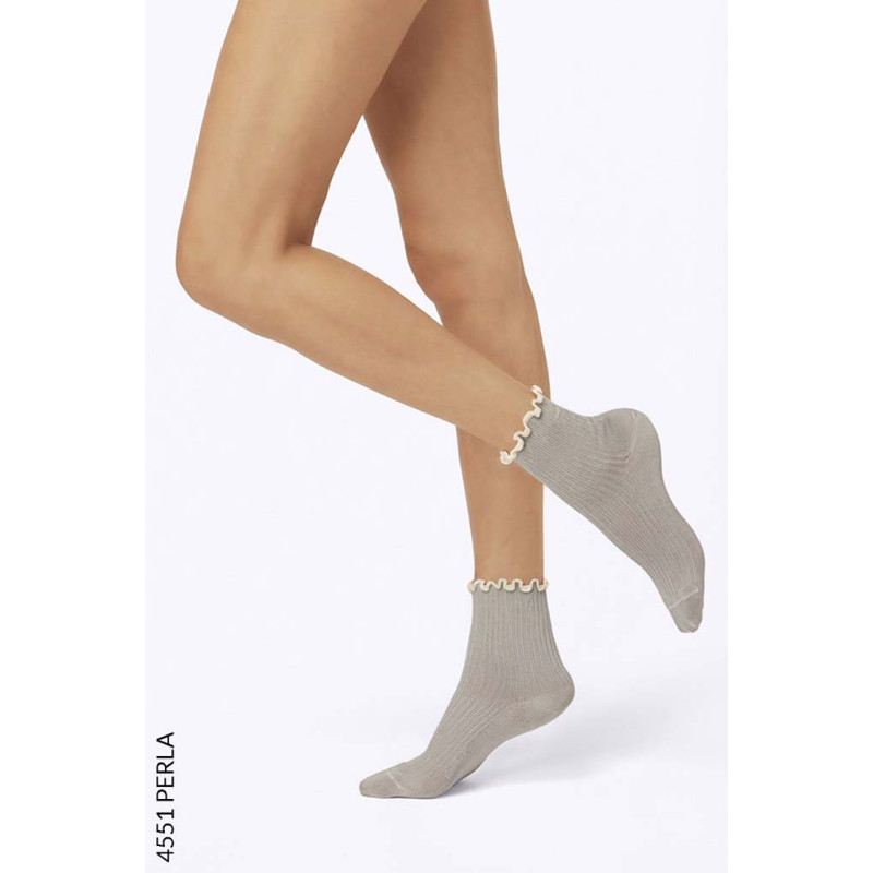 Mi-chaussettes Ivrea Pierre Mantoux 100 deniers.