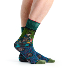 chaussette Geisha Dub & Drino homme motif japonisant kimono bambou