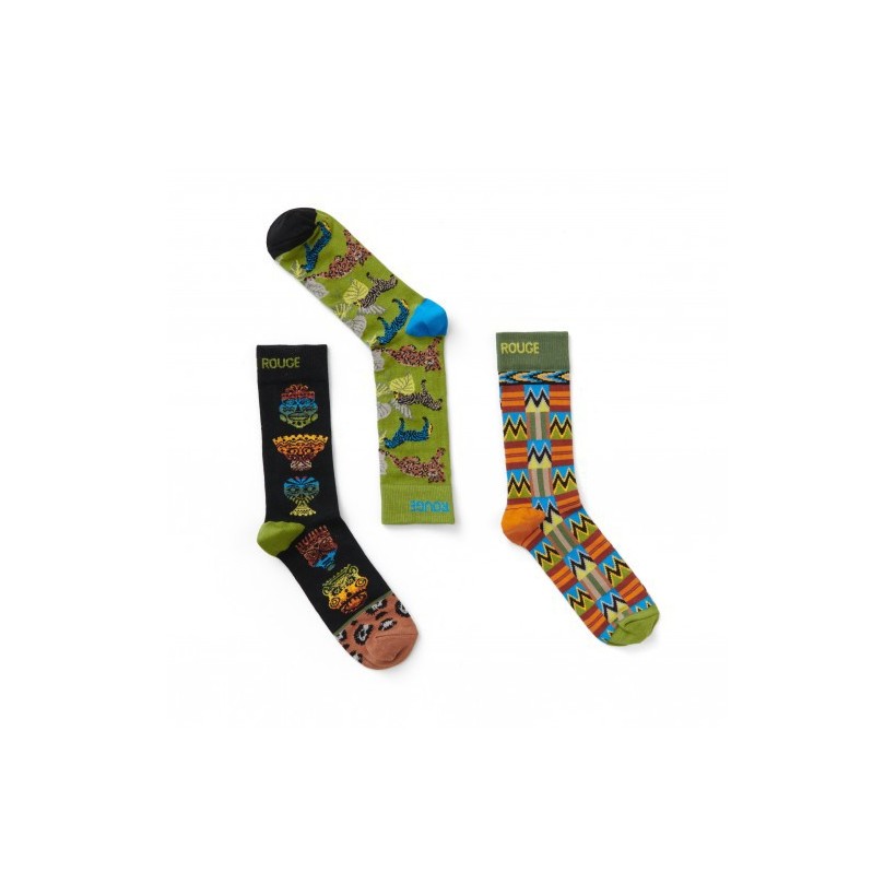 3 chaussettes Afrique 3 chaussettes Afrique