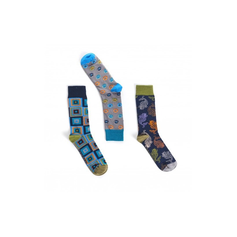 3 chaussettes boutons 3 chaussettes boutons