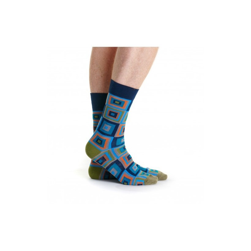 mi chaussette homme motif carré mi chaussette homme motif carré
