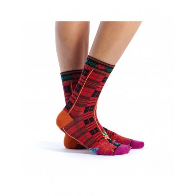 Chaussette motif tartan