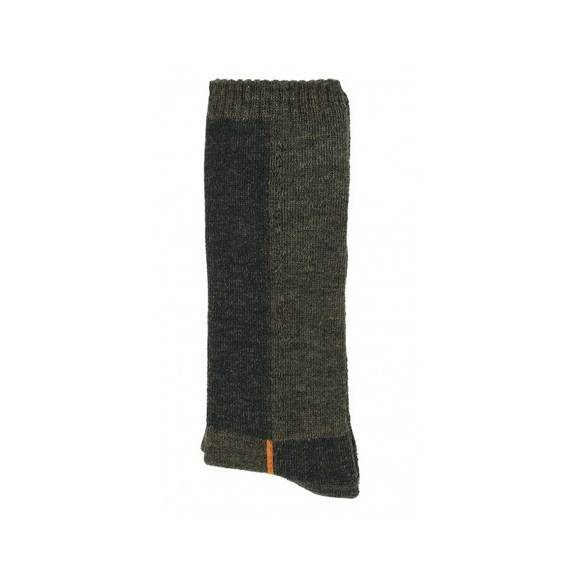 chaussette de chasse verte pliée chaussette de chasse verte pliée