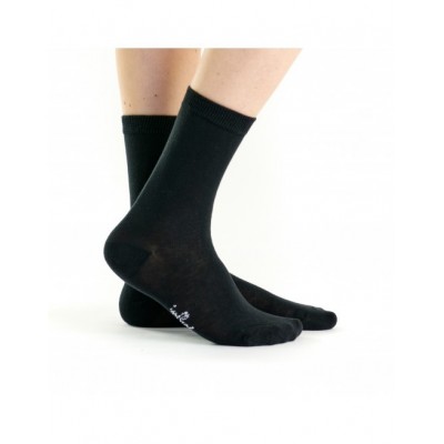 chaussette noir en coton