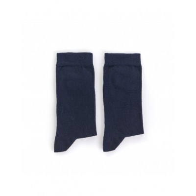 2 chaussettes unies marine