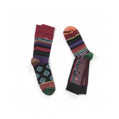 2 paires de chaussettes ethnique