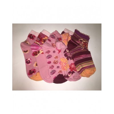 5 chaussettes roses