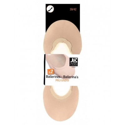 paires de ballerines microfibre dans leurs encart