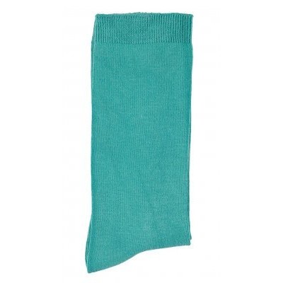 chaussette unis bleu turquoise
