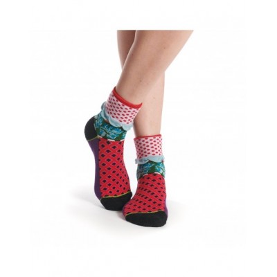 chaussette revers femme