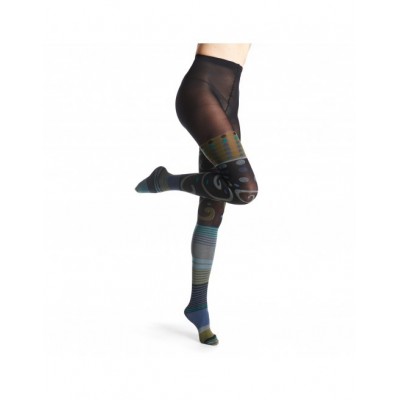 Collant asymétriques arabesques marque FIL DE JOIE