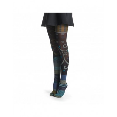 Collant asymétriques arabesques marque FIL DE JOIE
