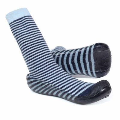 chaussons-chaussettes rayures marine marque Dub