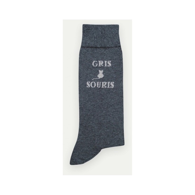 chaussette gris souris Marque Pom De Pin chaussette gris souris Marque Pom De Pin