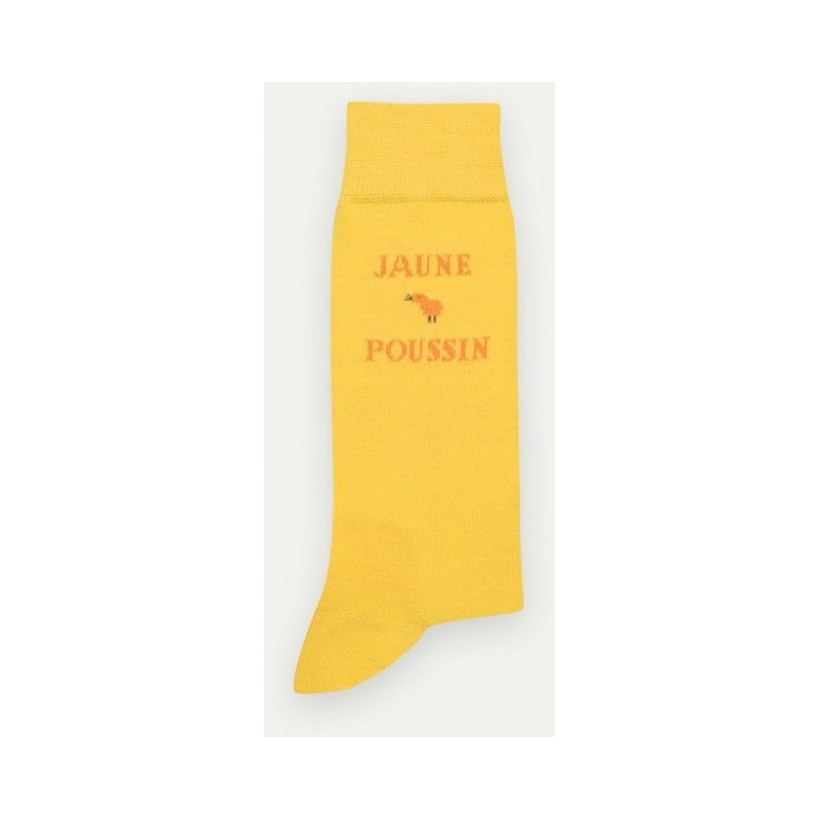 chaussette jaune poussin Marque Pom De Pin
