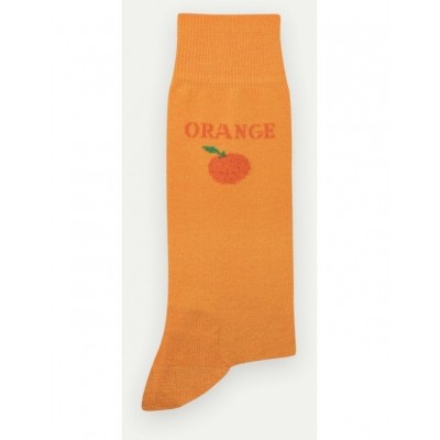 chaussette orange Marque Pom De Pin