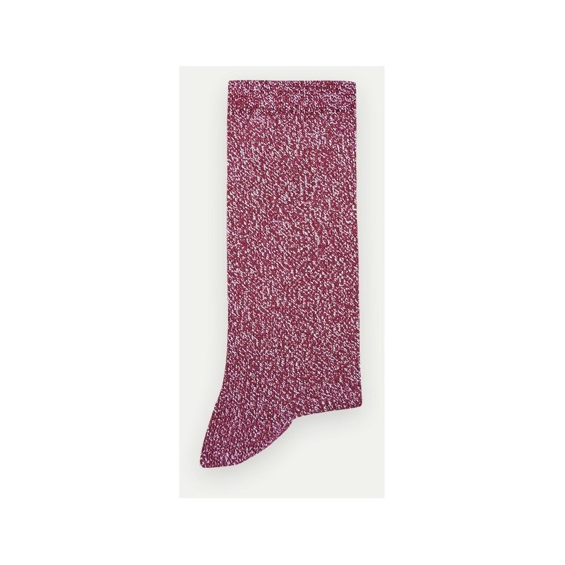 chaussette femme unie paillettes lurex Marque Pom De Pin chaussette femme unie paillettes lurex Marque Pom De Pin