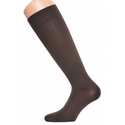 Mi-bas de contention coton marron CR 3102 marque Elly