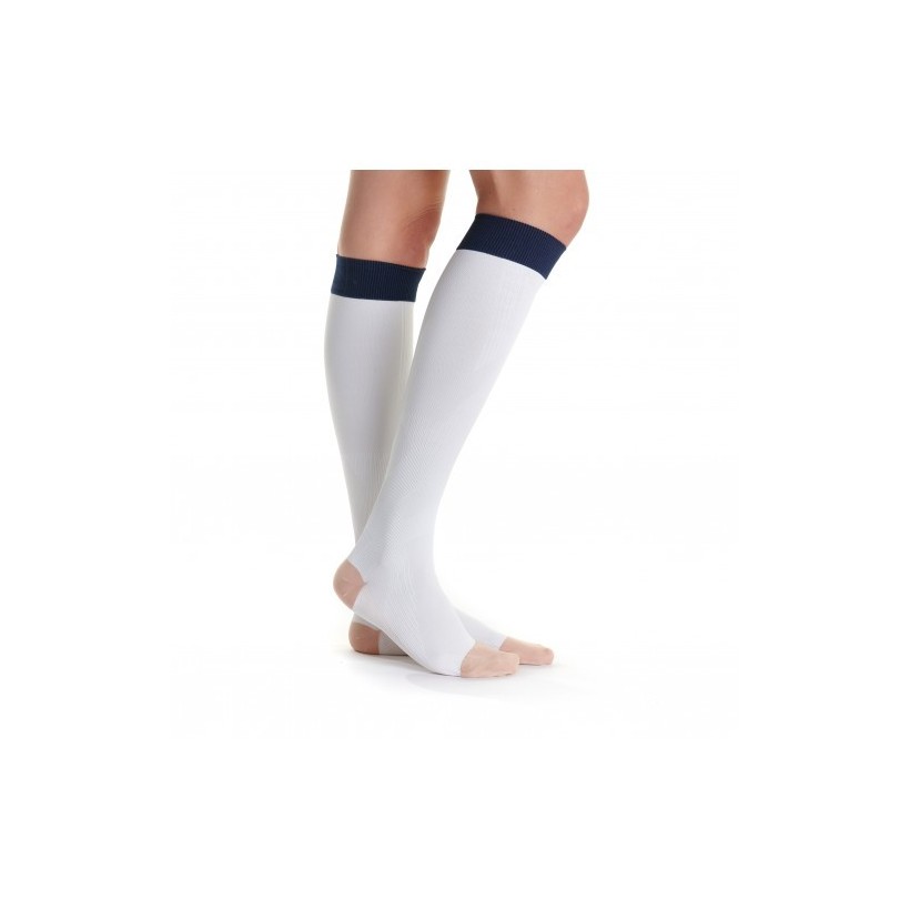 Chaussettes hautes Femme (Blanc) - Machinegun