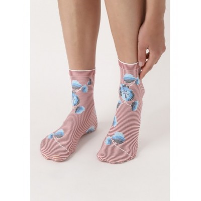 2 paires twins plaisir 50 deniers corail marque Oroblu